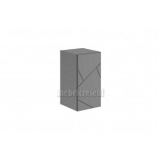 Шкаф навесной «ГРАНЖ ШН-001» Серый шифер - Графит Софт