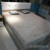 Кровать 1600 с подъёмным механизмом «Белладжио КР-05» Дуб Сонома – Белый шагрень